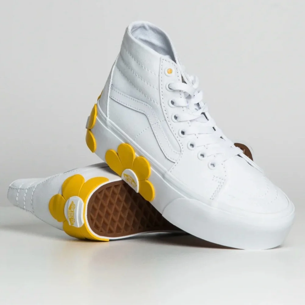 Vans SK8-Hi Tapered Stackform OSF Platform Sneakers Yellow Daisy W 9.5/ M 8 - Picture 10 of 16
